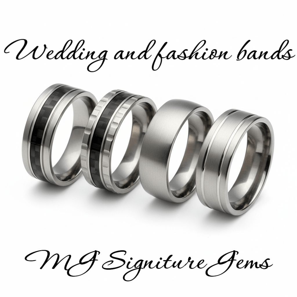 Wedding rings and fashion bands