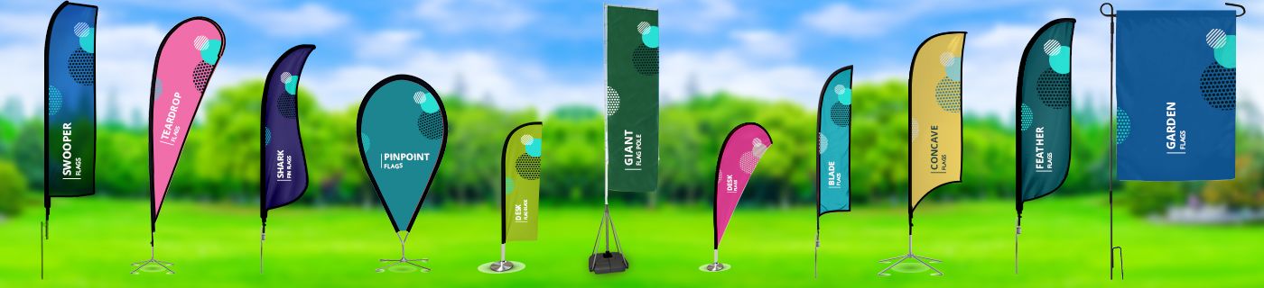 Outdoor Swooper Sign No China Banner Kit Advertising Feather