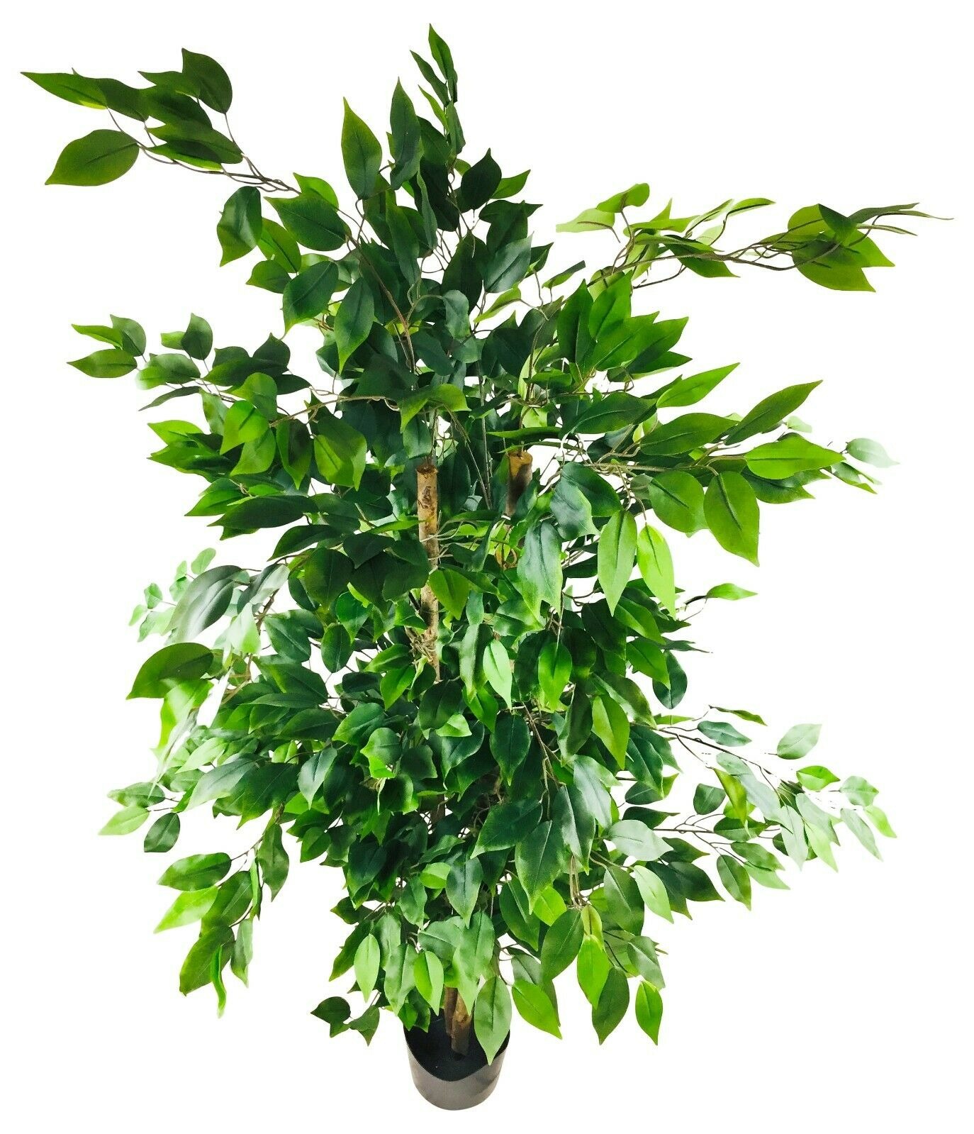 Artificial Ficus Tree Realistic Leaves Plant Indoor Outdoor Potted
